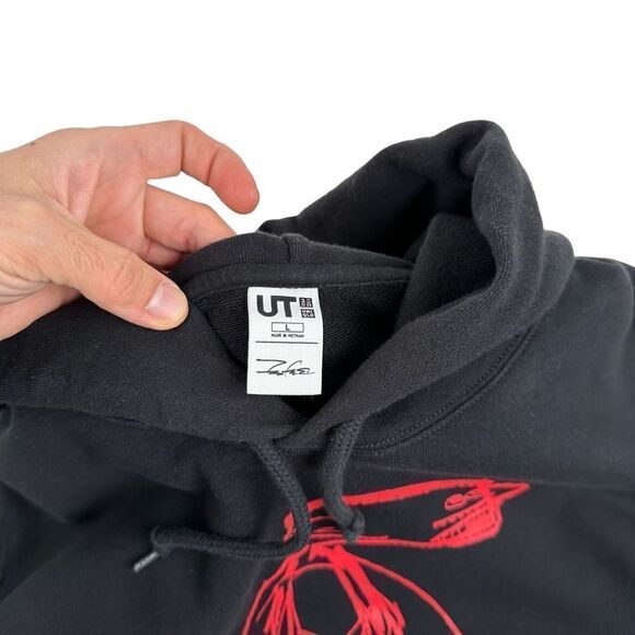 Futura Laboratories Uniqlo Pointman Graffiti Sketch Hoodie Sweatshirt - Picture 2 of 4